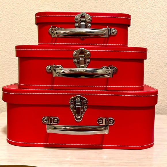 Other - Vintage suitcase storage cases.